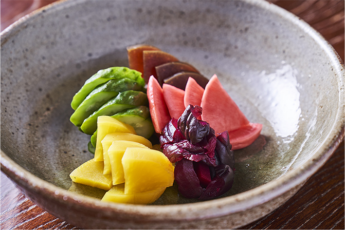 漬物盛り合わせ